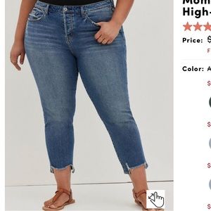 Straight Vintage Stretch High Rise Jeans